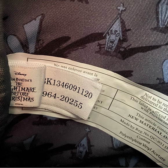 Loungefly Disney Nightmare Before Christmas Jack Skellington Mini Backpack - Picture 7 of 11